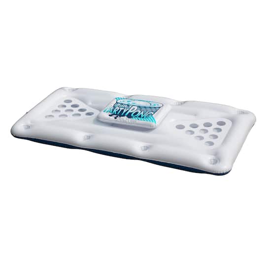 76.5" Floating Swimming Pool Pong Game with Built In Cooler